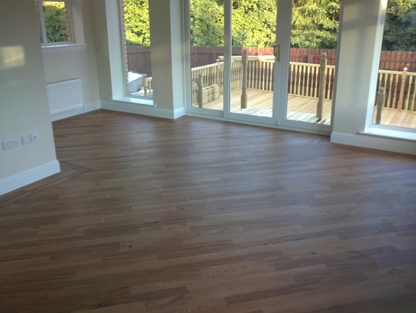 Karndean Flooring fitted in Lounge/Garden Room