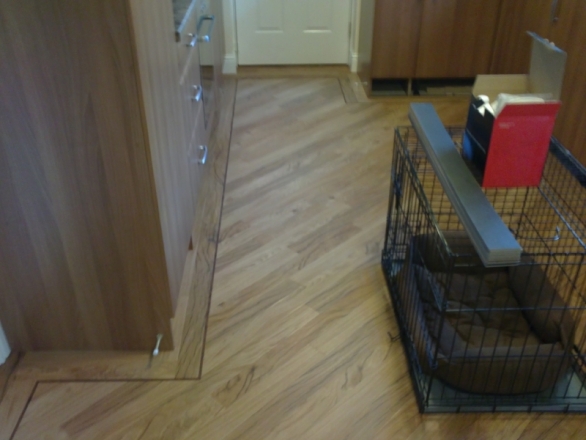 Kitchen Floor - Karndean Tigerwood